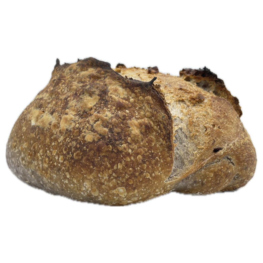 Walnussbrot aus Sauerteig, weitere Ansicht
